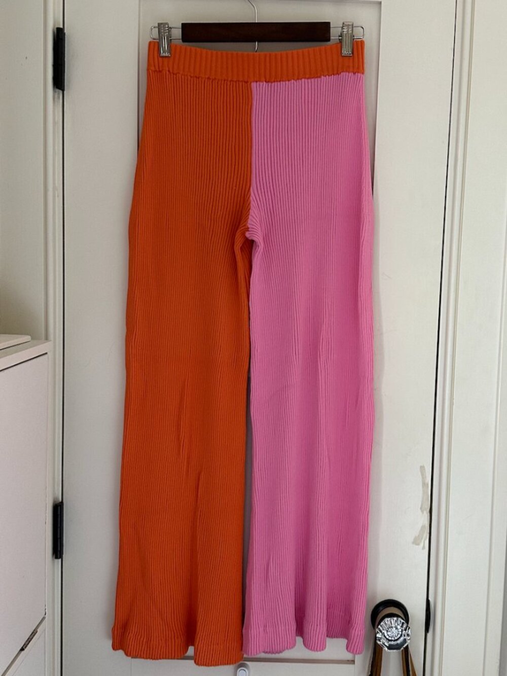 Staud Orange and Pink Pants